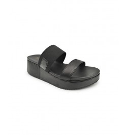 Women's Perry Wedge Sandals Black $42.66 Shoes