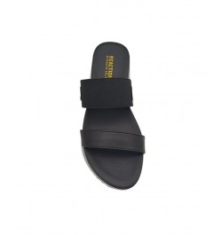 Women's Perry Wedge Sandals Black $42.66 Shoes