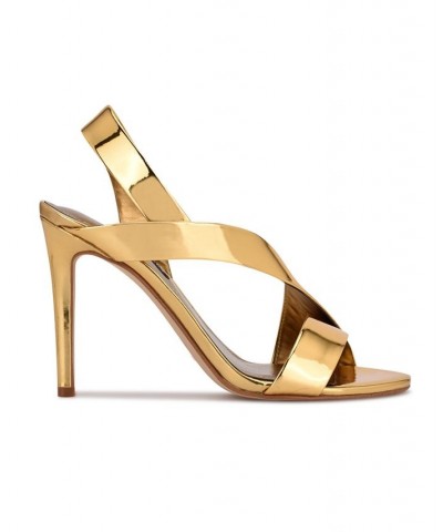 Women's Itzel Dress Sandals Yellow $41.58 Shoes