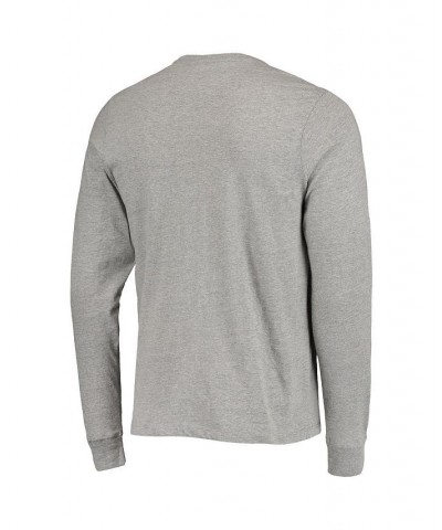 Men's Heathered Gray Los Angeles Rams Arch Super Rival Long Sleeve T-shirt $17.15 T-Shirts