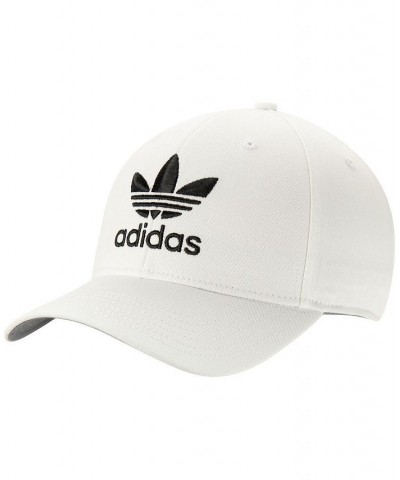 Men's White Icon Precurve Adjustable Snapback Hat $14.76 Hats