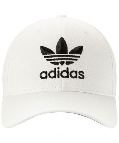 Men's White Icon Precurve Adjustable Snapback Hat $14.76 Hats