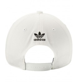 Men's White Icon Precurve Adjustable Snapback Hat $14.76 Hats