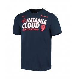 Men's Natasha Cloud Navy Washington Mystics Name and Number Performance T-shirt $29.99 T-Shirts