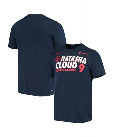 Men's Natasha Cloud Navy Washington Mystics Name and Number Performance T-shirt $29.99 T-Shirts