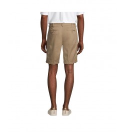 Men's Traditional Fit 9 Inch No Iron Chino Shorts Tan/Beige $29.23 Shorts