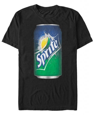 Men's Giant Sprite Can Logo Short Sleeve T- shirt Black $19.94 T-Shirts