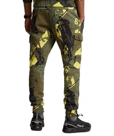 Men's Camo Print Cargo Jogger Pants Multi $67.64 Pants