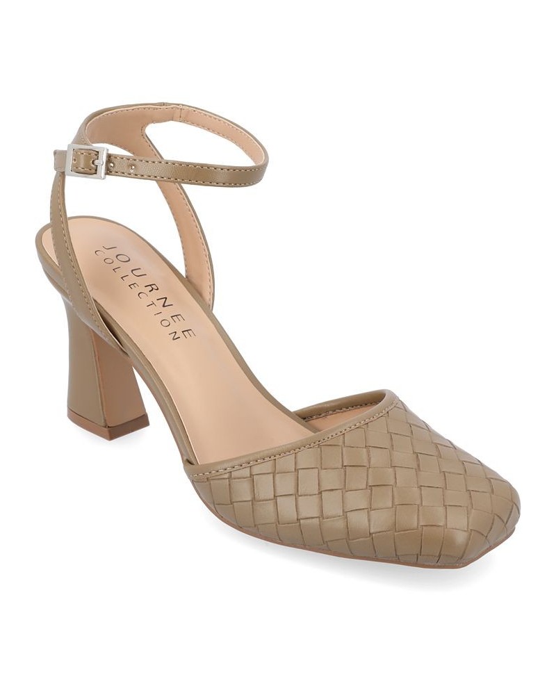 Women's Moriah Heel Tan/Beige $47.00 Shoes