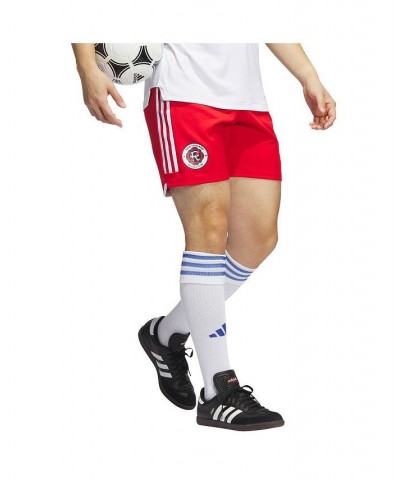 Men's Red New England Revolution 2023 Away AEROREADY Authentic Shorts $30.80 Shorts