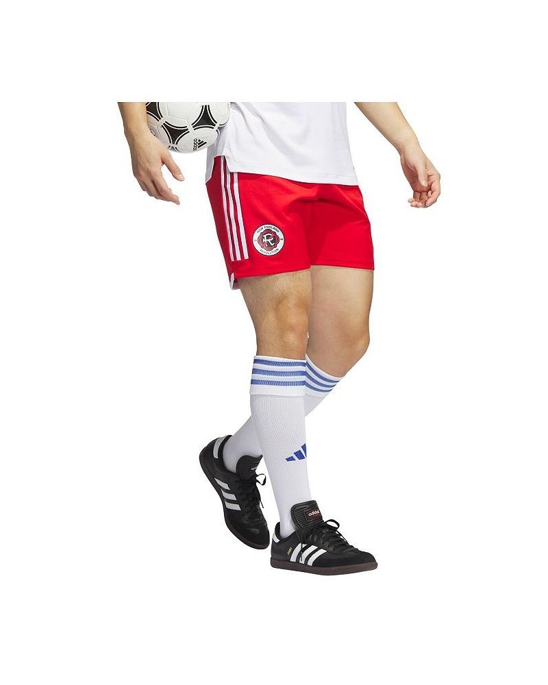 Men's Red New England Revolution 2023 Away AEROREADY Authentic Shorts $30.80 Shorts