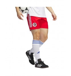 Men's Red New England Revolution 2023 Away AEROREADY Authentic Shorts $30.80 Shorts