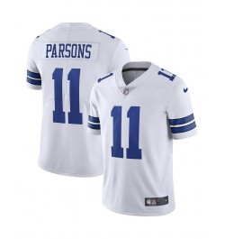 Men's Micah Parsons White Dallas Cowboys Vapor Limited Jersey $64.60 Jersey