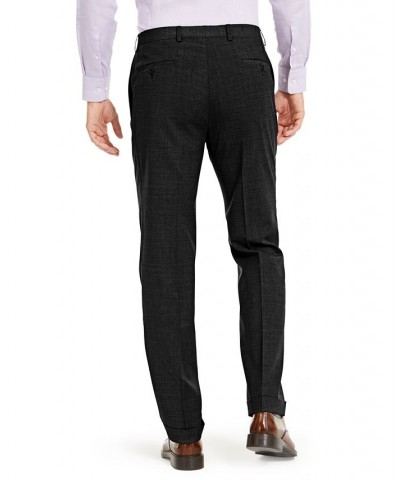 Men's Wool Blend Classic-Fit UltraFlex Stretch Double-Reverse Pleated Dress Pants PD03 $60.00 Pants