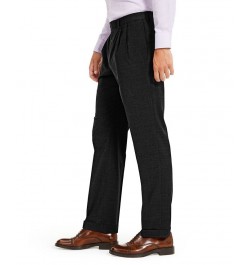 Men's Wool Blend Classic-Fit UltraFlex Stretch Double-Reverse Pleated Dress Pants PD03 $60.00 Pants