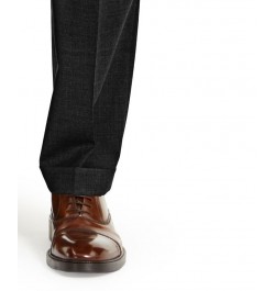 Men's Wool Blend Classic-Fit UltraFlex Stretch Double-Reverse Pleated Dress Pants PD03 $60.00 Pants