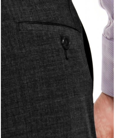 Men's Wool Blend Classic-Fit UltraFlex Stretch Double-Reverse Pleated Dress Pants PD03 $60.00 Pants