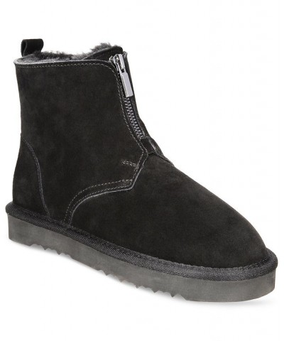 Women's Terrii Zip Booties Black $13.97 Shoes