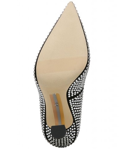 Women's Antonia Flare-Heel Pumps Black $47.00 Shoes