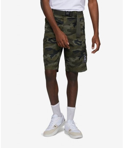 Men's Big and Tall Rewind Belted Cargo Shorts PD04 $23.20 Shorts