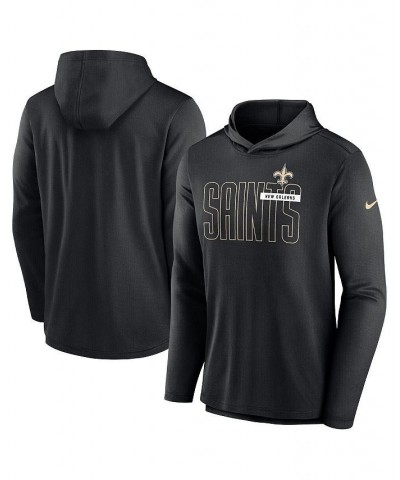 Men's Black New Orleans Saints Performance Team Pullover Hoodie $37.50 Sweatshirt