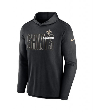 Men's Black New Orleans Saints Performance Team Pullover Hoodie $37.50 Sweatshirt