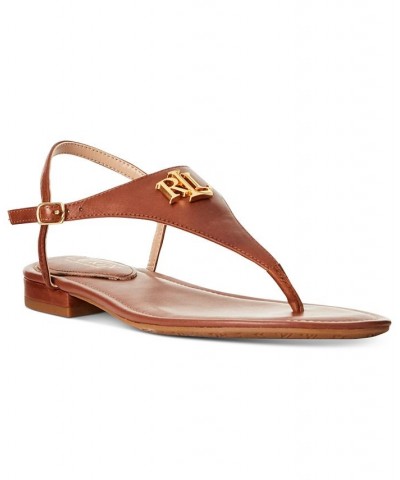 Women's Ellington Flat Sandals Tan/Beige $51.30 Shoes