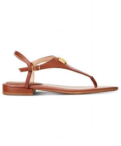 Women's Ellington Flat Sandals Tan/Beige $51.30 Shoes