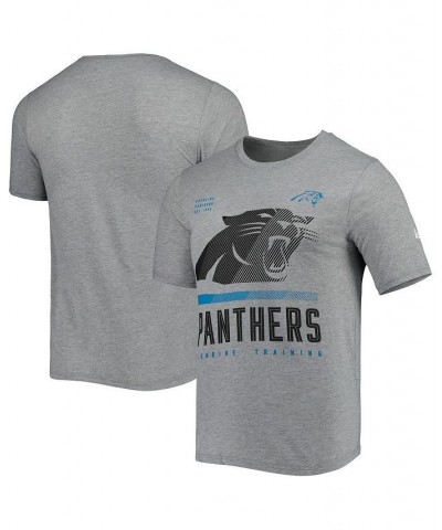 Men's Heathered Gray Carolina Panthers Combine Authentic Red Zone T-shirt $15.84 T-Shirts