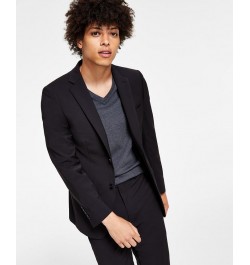 Men's Skinny-Fit Extra Slim Infinite Stretch Suit Separates Black $74.38 Suits