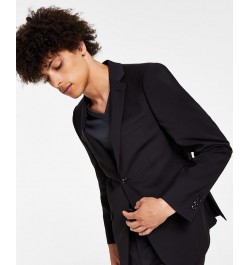 Men's Skinny-Fit Extra Slim Infinite Stretch Suit Separates Black $74.38 Suits