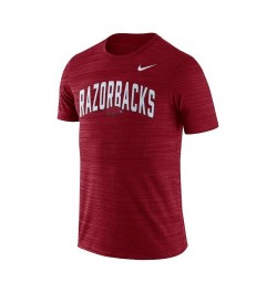 Men's Cardinal Arkansas Razorbacks 2022 Game Day Sideline Velocity Performance T-shirt $24.00 T-Shirts