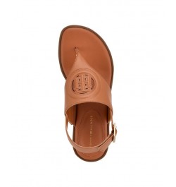 Women's Olaya Low Heeled Sandals Brown $47.17 Shoes