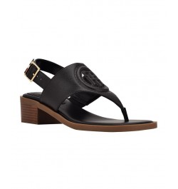 Women's Olaya Low Heeled Sandals Brown $47.17 Shoes