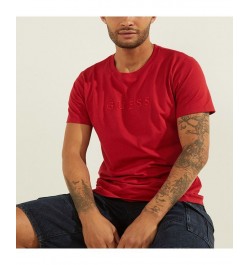 Men's Embroidered Logo T-shirt Pink $22.05 T-Shirts