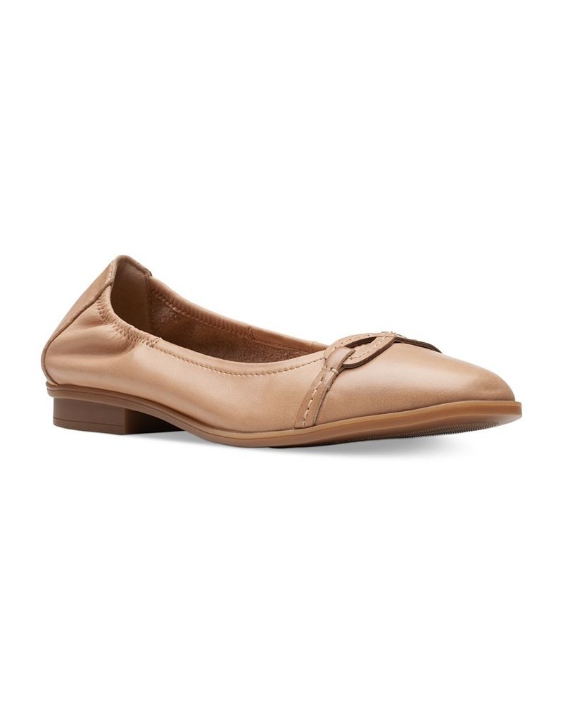 Women's Lyrical Rhyme Slip-On Flats Tan/Beige $49.35 Shoes