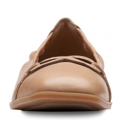 Women's Lyrical Rhyme Slip-On Flats Tan/Beige $49.35 Shoes