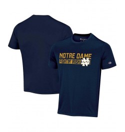 Men's Navy Notre Dame Fighting Irish Impact Knockout T-shirt $20.29 T-Shirts