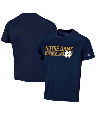 Men's Navy Notre Dame Fighting Irish Impact Knockout T-shirt $20.29 T-Shirts