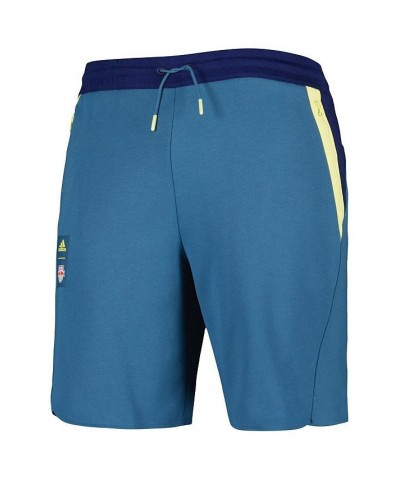 Men's Blue New York Red Bulls 2023 Player Travel Shorts $37.50 Shorts