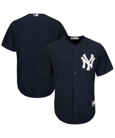 Men's Navy New York Yankees Big and Tall Replica Team Jersey $38.50 Jersey