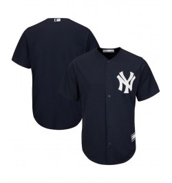 Men's Navy New York Yankees Big and Tall Replica Team Jersey $38.50 Jersey