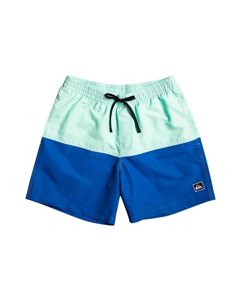 Quicksilver Men's Logo Volley 17" Swim Shorts Blue $28.80 Swimsuits