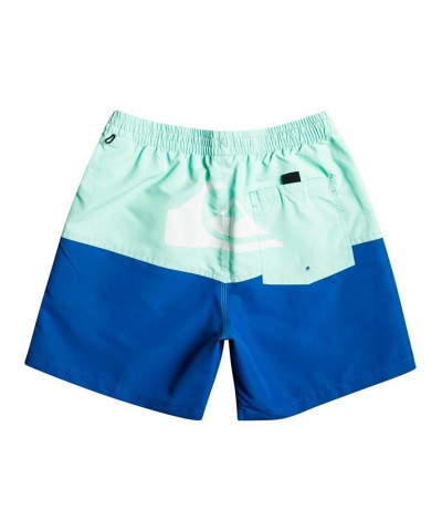 Quicksilver Men's Logo Volley 17" Swim Shorts Blue $28.80 Swimsuits