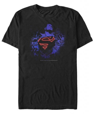 DC Men's Superman Neon Chest Logo Short Sleeve T-Shirt $20.99 T-Shirts