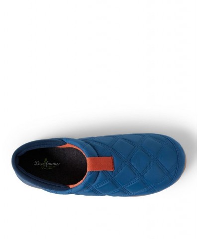 Men's River Closed Back with Collapsible Heel Slippers Blue $29.24 Shoes