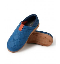 Men's River Closed Back with Collapsible Heel Slippers Blue $29.24 Shoes