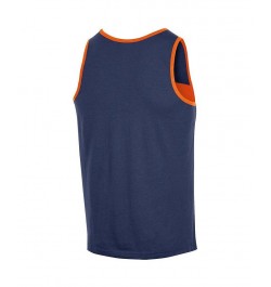 Men's Navy Illinois Fighting Illini Colorblock Tank Top $17.84 T-Shirts