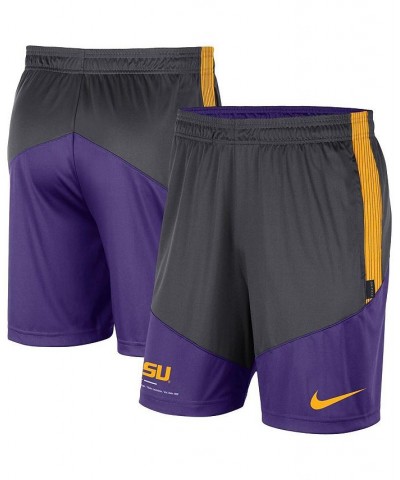 Men's Anthracite, Purple LSU Tigers Team Performance Knit Shorts $29.14 Shorts