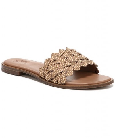 Fernanda Slide Sandals Tan/Beige $39.24 Shoes